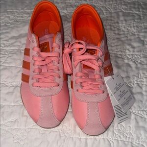 adidas Originals Pink and Orange Athletic Shoes